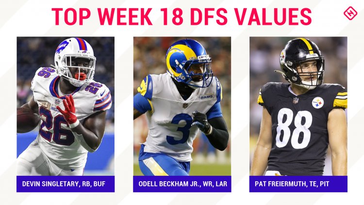 NFL DFS Picks Week 18: Best sleepers, value players for DraftKings, FanDuel daily fantasy football lineups